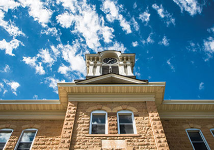 Building on campus. Links to Gifts of Appreciated Securities